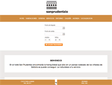 Tablet Screenshot of hotelsanprudentzio.com